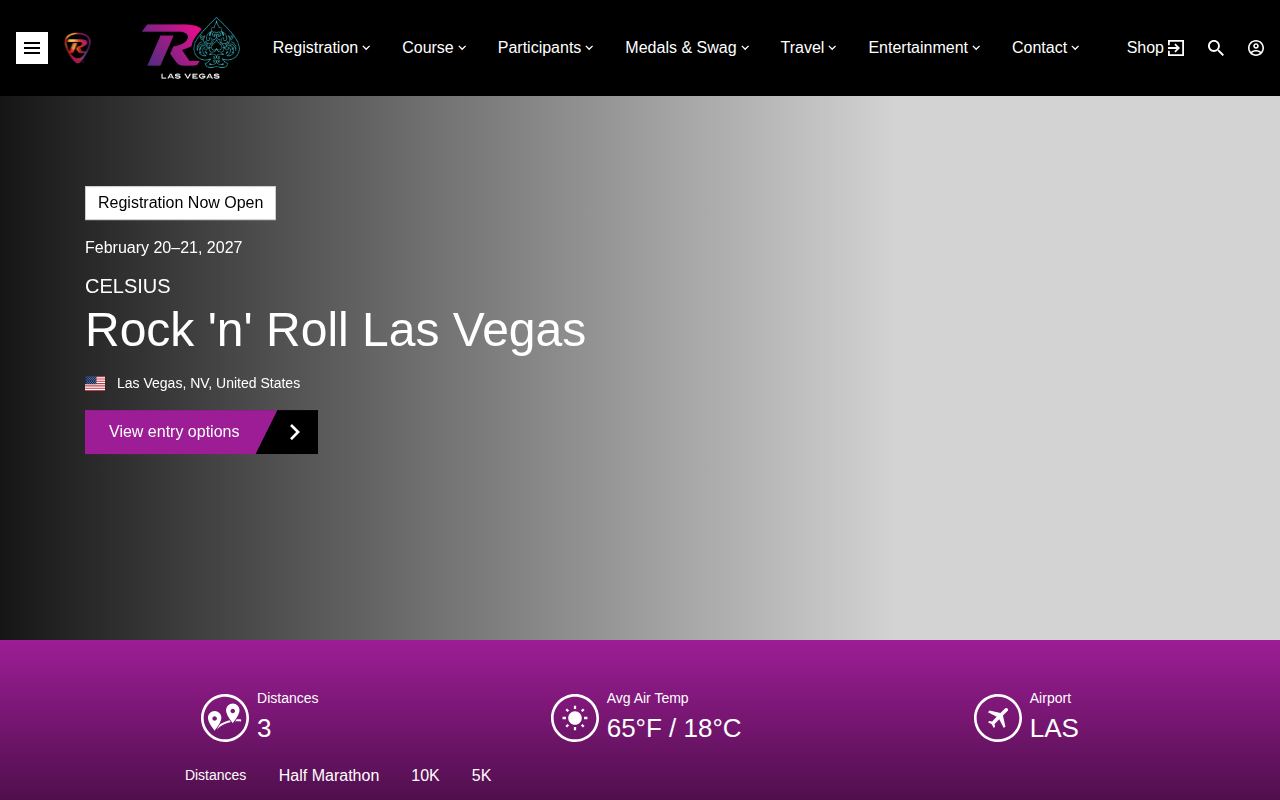 Rock 'n' Roll Las Vegas Half Marathon